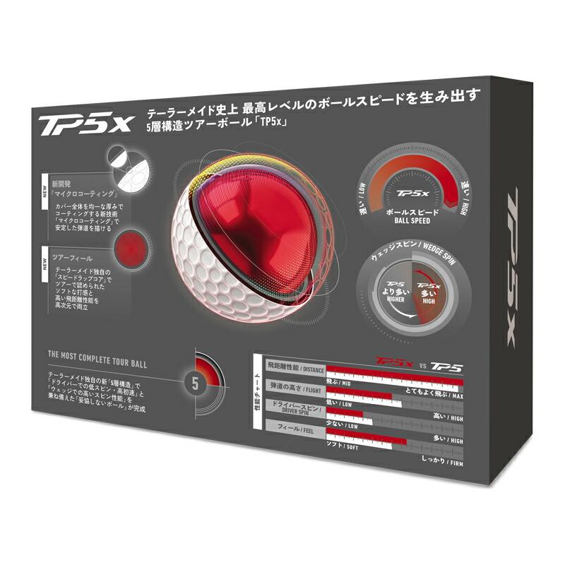 TP5x 【即納】【正規品】 テーラーメイド ゴルフボール ホワイト 2