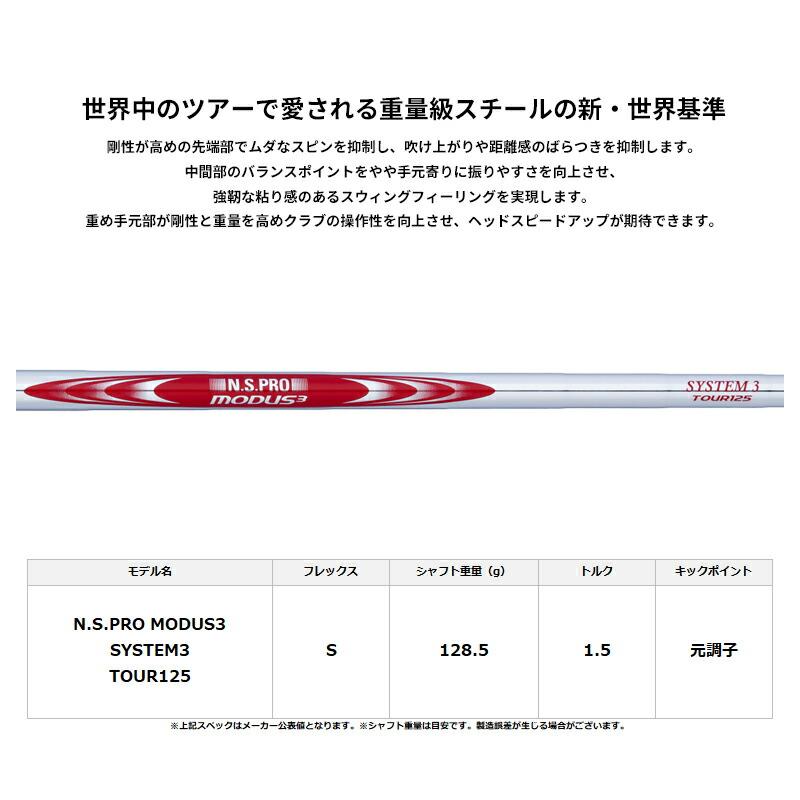 【取寄】右打用 ヨネックス イーゾーン CB302 フォージド 単品アイアン NSプロ モーダス3 システム3 ツアー125 スチールシャフト YONEX EZONE (2025)の画像