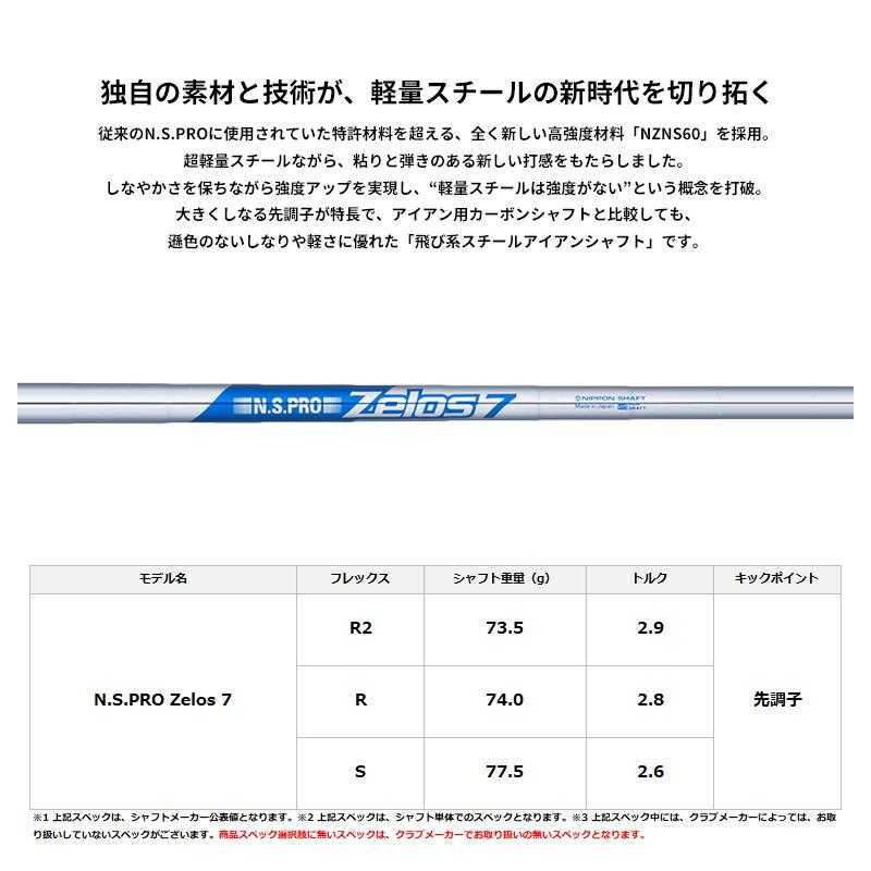カスタム 右打用 ヨネックス イーゾーン CB302 フォージド 単品アイアン NSプロ ゼロス7 スチールシャフト YONEX EZONE (2025)の画像