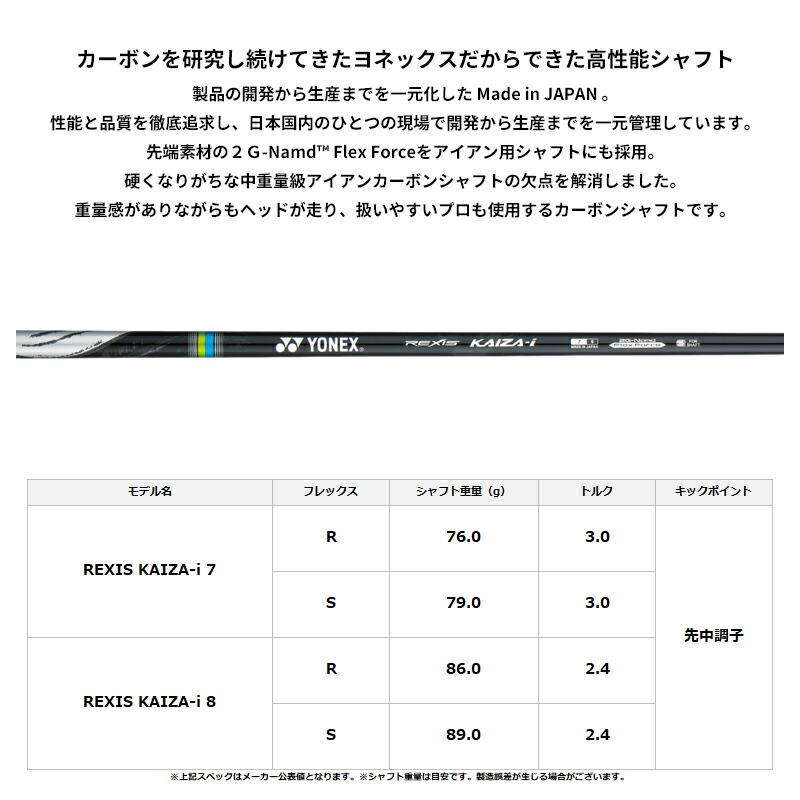 カスタム 右打用 ヨネックス イーゾーン MB301 フォージド アイアンセット 6本組 レクシス カイザ i カーボンシャフト YONEX EZONE (2023)_2