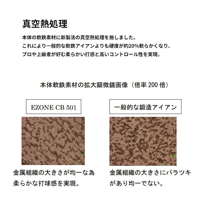 カスタム 左打用 ヨネックス イーゾーン CB501 フォージド 単品アイアン NSプロ モーダス3 システム3 ツアー125 スチールシャフト YONEX EZONE (2018)_9