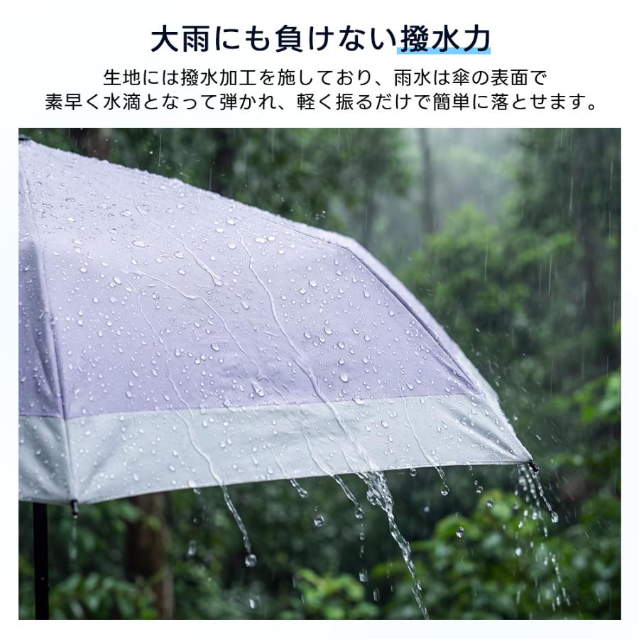 ＼皮膚科医師監修／ 日傘 折りたたみ 完全遮光 3秒たためる傘《永遠形状記憶》軽量 236g 新生活 自動開閉 折り畳み傘 6本骨 uvカット100% 紫外線対策 日焼け対策 |  | 28
