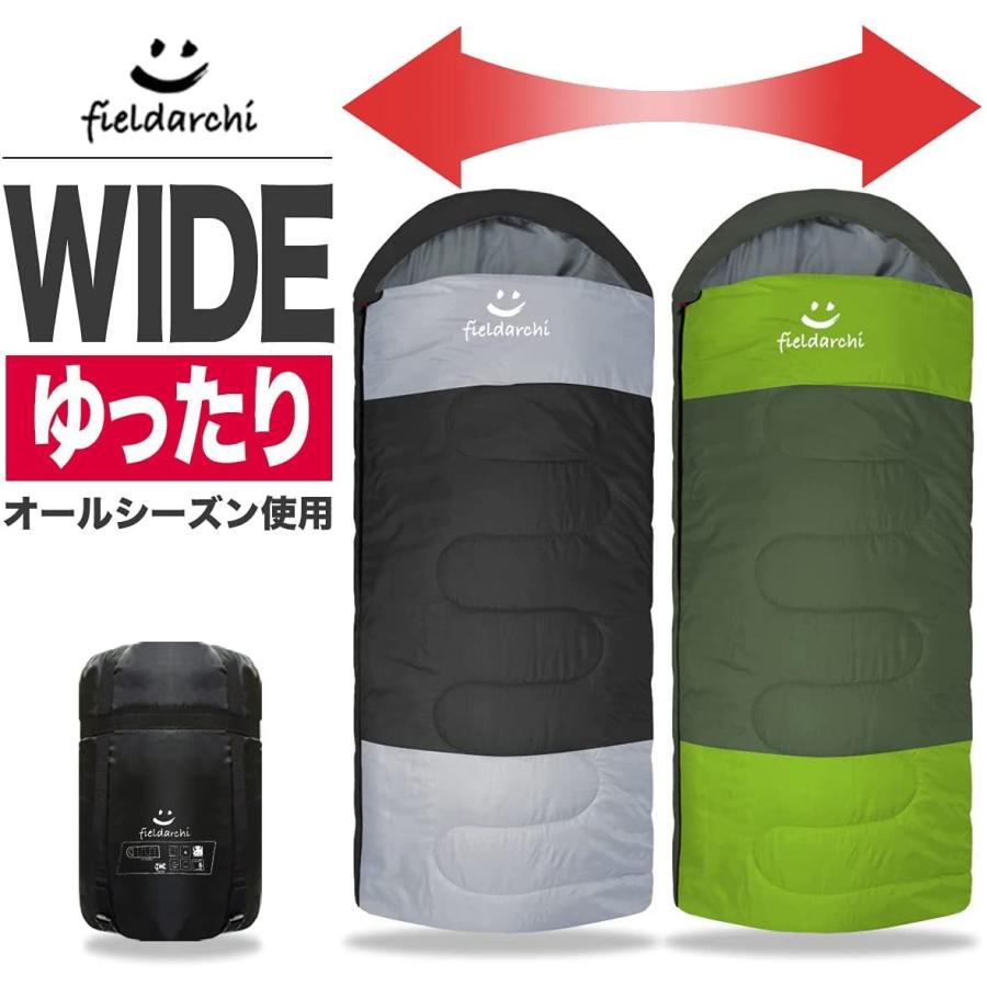 人気商品ランキング 新品jungle world 寝袋−10℃ 人工ダウンワイド ブラック2個セット 新品 jungle world 寝袋−10℃ 人工ダウンワイド