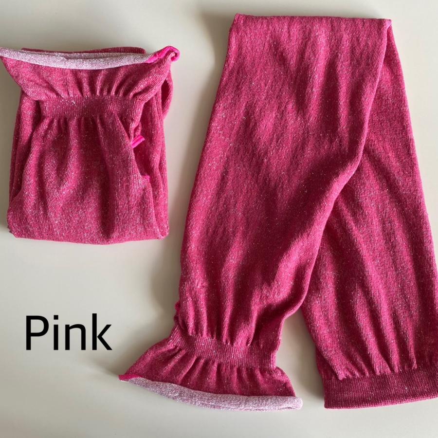 ファッションアームカバー　親指穴あり　綿　ラメ入り　オシャレ　キラキラ　５７ｃｍ　クリックポスト送料無料 |  | 02