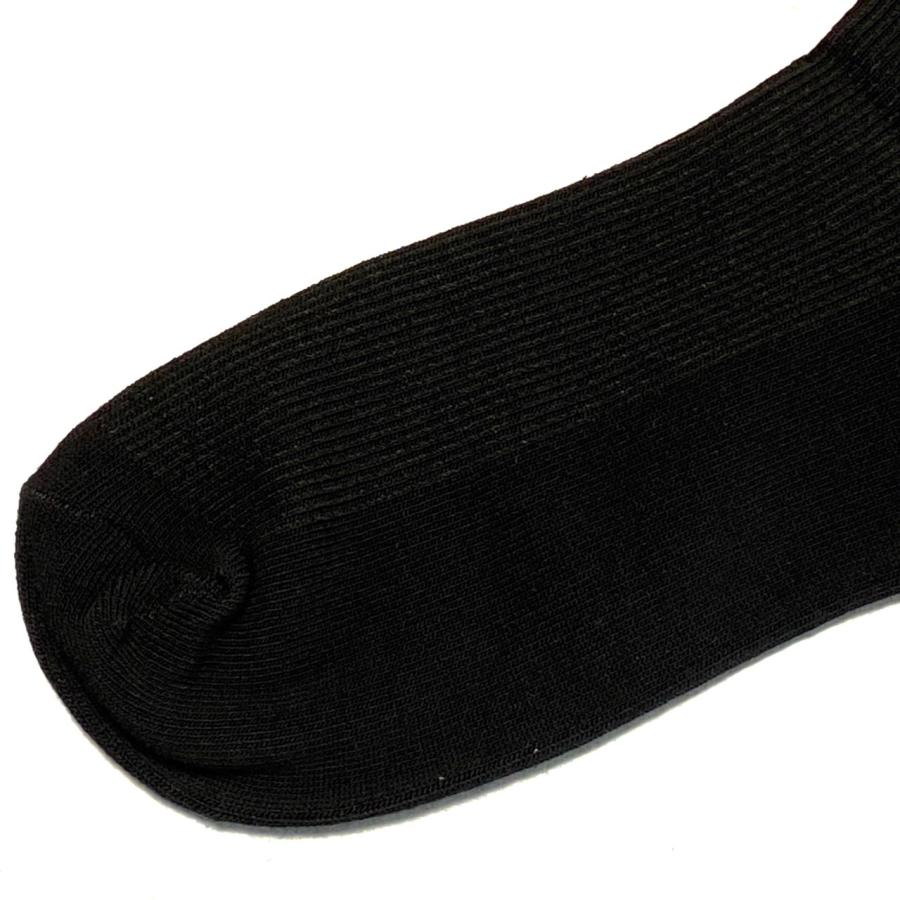 綿100％靴下　メンズ　25-28cm　5足まとめ売り　黒靴下　無地シンプル　ビジネスソックス　レビューを書いて送料無料 |  | 02