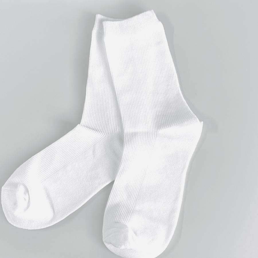 綿100％靴下　メンズ　白靴下　無地　25-28cm　3足　シンプル　フォーマル　ビジネスソックス　レビューを書いて送料無料 |  | 01