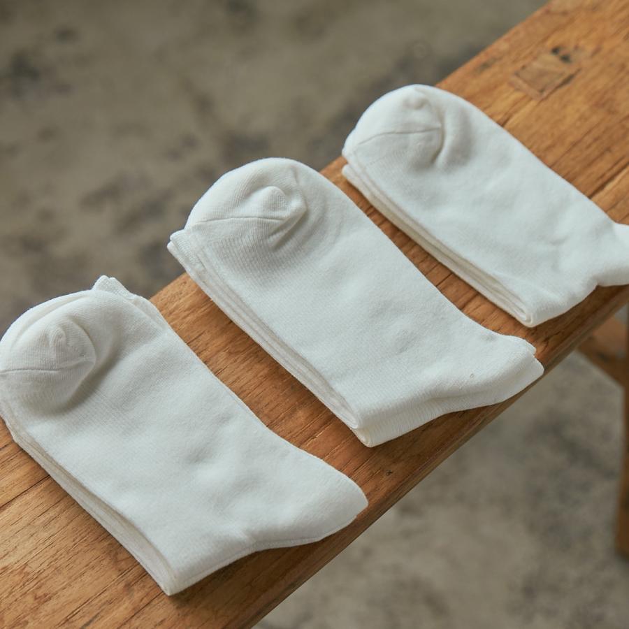 綿100％靴下　レディース　白靴下　無地　22−24cm　5足まとめ売り　シンプル　レビューを書いて送料無料　1点のみクリックポスト200円対応 |  | 04