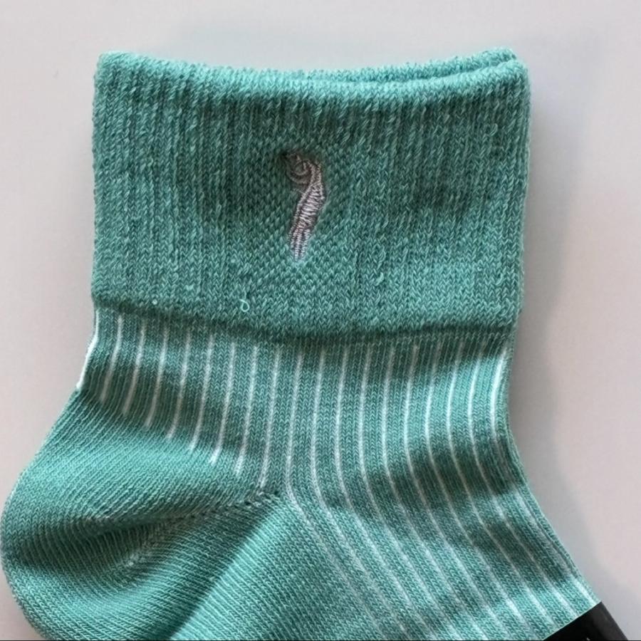 刺繍入りのリブクルーソックスソックス　25-28cm　３足まとめ売り　WESTERN POLO TEXAS　シンプル　ショートソックス　クリックポスト送料無料 |  | 04