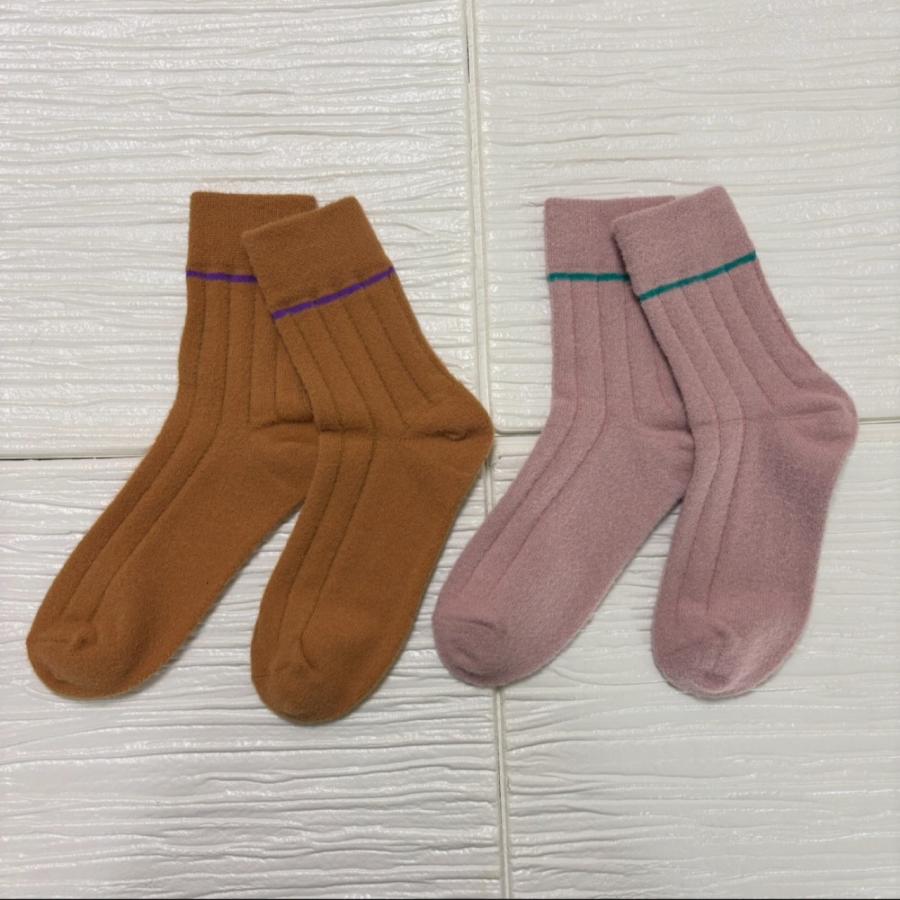 温かレディースソックス　綿靴下セット　あたたかい　ふわふわ　厚手　おしゃれ　レビューを書いてクリックポスト送料無料 | 