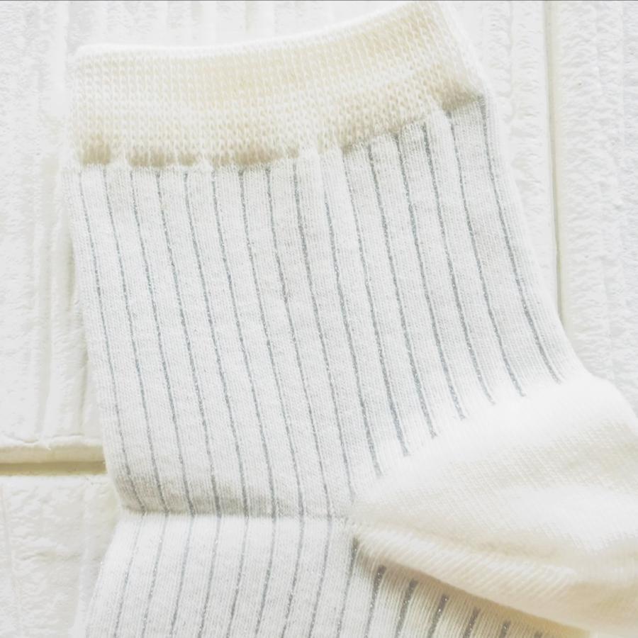 綿素材　ラメリブソックス　レディース　綿靴下　２足セット　おしゃれ　レビューを書いてクリックポスト送料無料 |  | 04