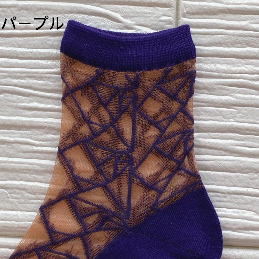 足もと輝くシアーソックス　レディース　シースルーソックス　１足　World Season　おしゃれ　レビューを書いてクリックポスト送料無料 |  | 02