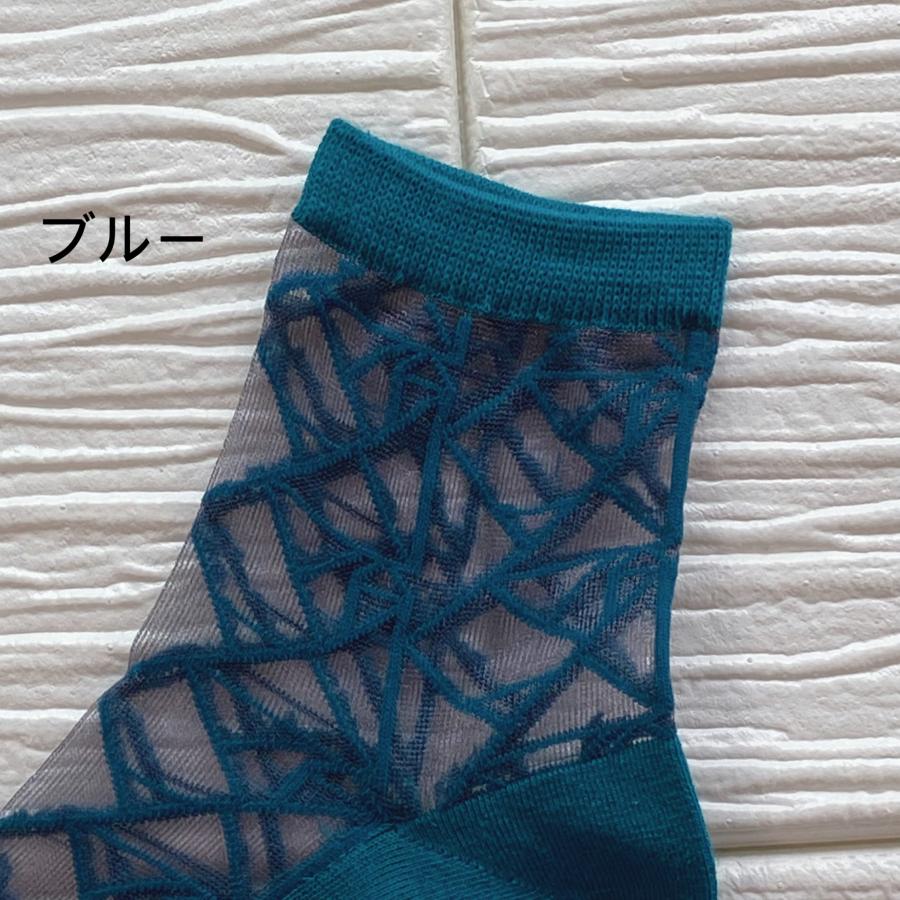 足もと輝くシアーソックス　レディース　シースルーソックス　１足　World Season　おしゃれ　レビューを書いてクリックポスト送料無料 |  | 03