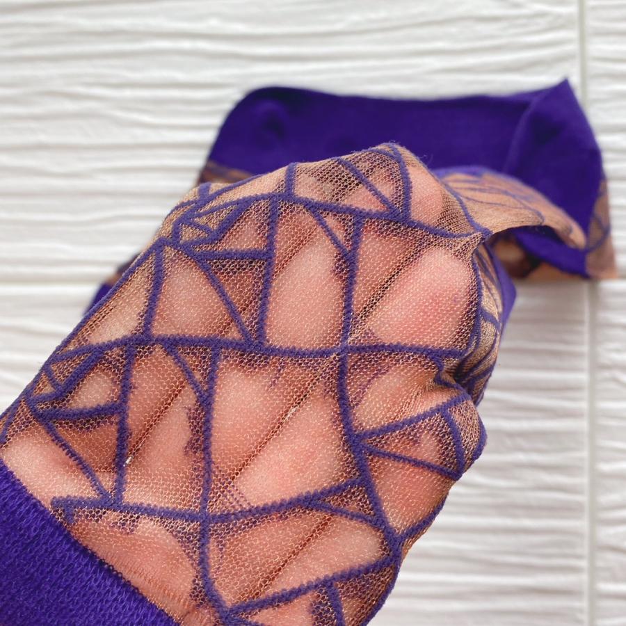 足もと輝くシアーソックス　レディース　シースルーソックス　１足　World Season　おしゃれ　レビューを書いてクリックポスト送料無料 |  | 05