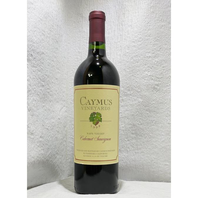 1998年　ケイマス・ヴィンヤーズ　カベルネ・ソーヴィニヨン　ナパ・ヴァレー　750ml Caymus Vineyards 　Cabernet Sauvignon　Napa　Valley