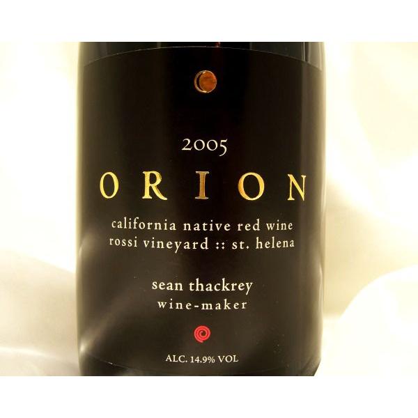 シーン　サッカリー　オライオン　ロッシ・ヴィンヤード　2005【赤ワイン/アメリカ/カリフォルニア/フルボディ/aube-wine】