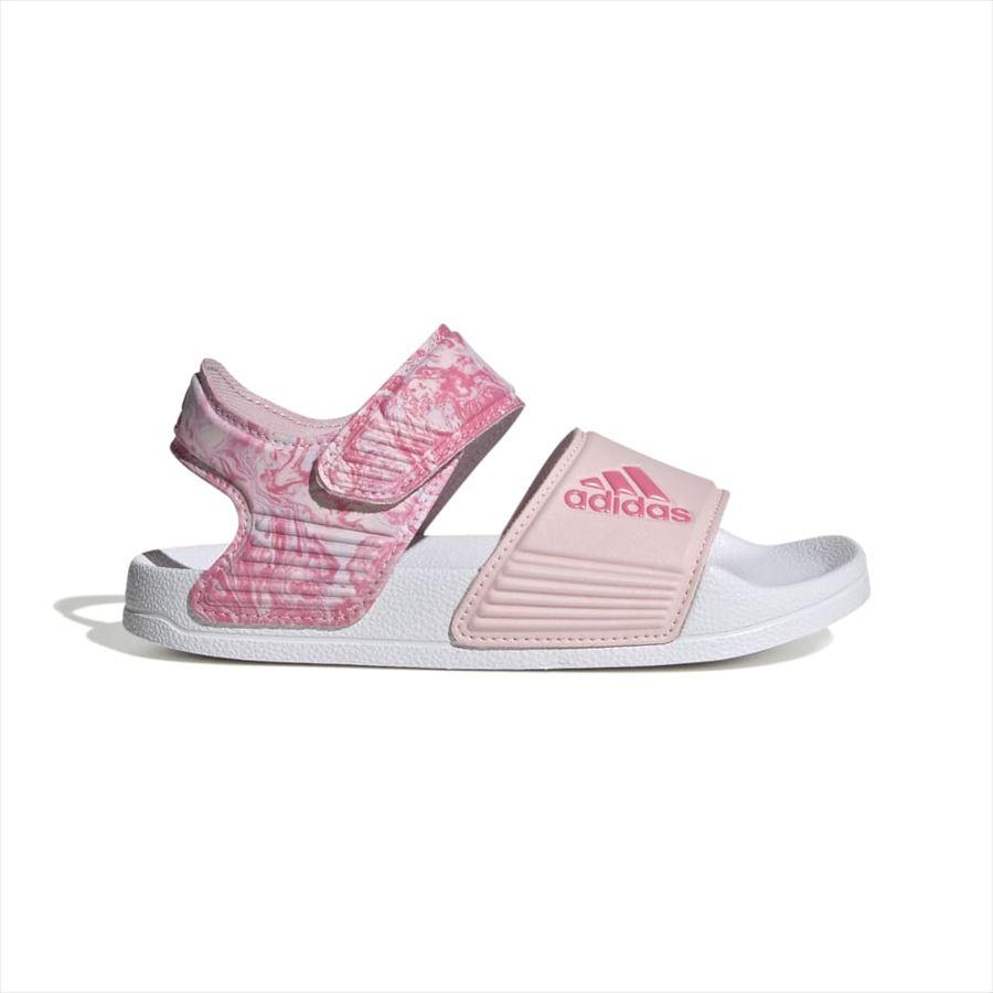ピンクサンダル adidas（アディダス） サンダル ADILETTE SANDAL K (ID2624) クリア