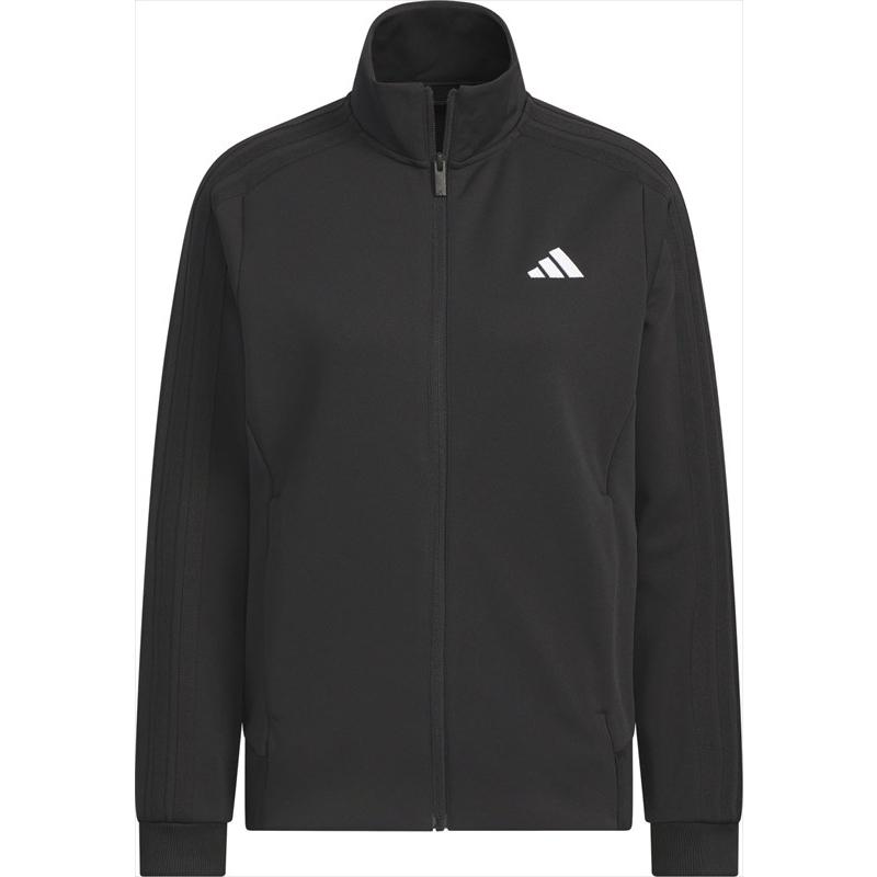 adidas アディダス　ニットトップ　トラックジャケット　リブ　ハイネック　黒 adidas（アディダス）の「ニットトップ / アディダスオリジナル