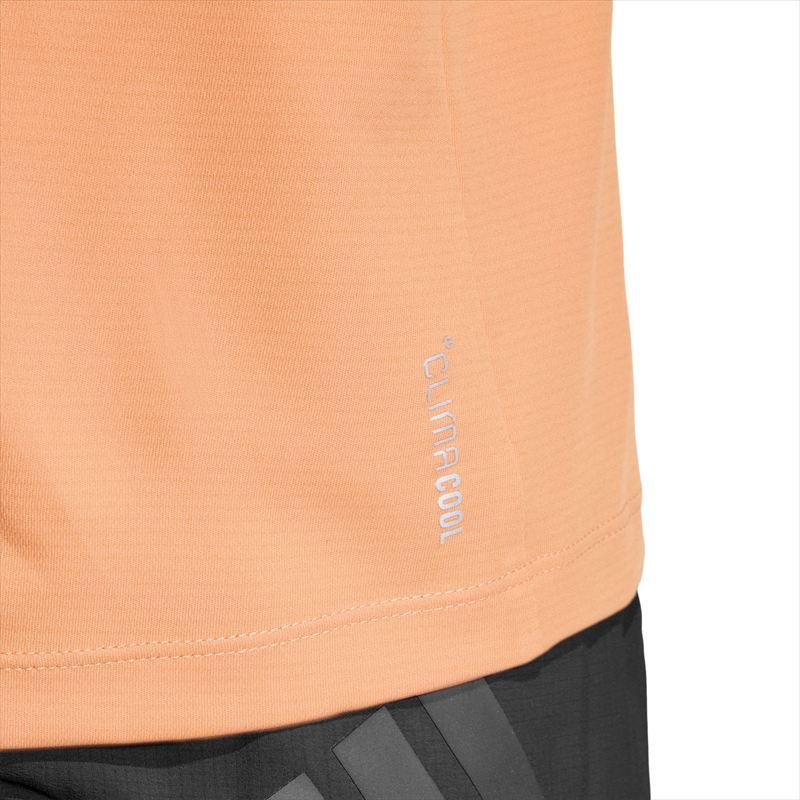 adidas（アディダス） 【1点までメール便可】 Run Ess メンズTシャツ (P6147)(KB5964) ダスキーオレンジ[取寄商品 ...