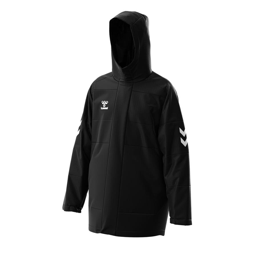 hummel [hummel]ヒュンメル 中綿ハーフコート (HAW8106)(90) ブラック  