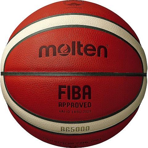 [molten]モルテン バスケットボール検定7号球 BG5000 FIBA主催国際大会の新公式試合球 (B7G5000) オレンジ×アイボリー[取寄商品]