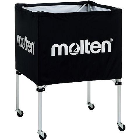 【メーカー直送商品】【日時指定不可】 [molten]モルテン ボールカゴ　中・背低 (BK0021-K) ブラック