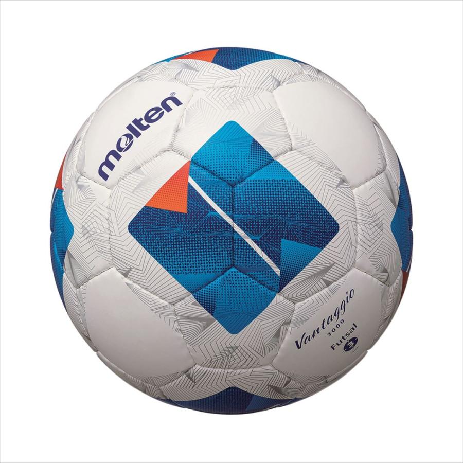[molten]モルテン フットサルボール 検定3号球 ヴァンタッジオ3号フットサル3000 (F8N3000)ホワイト/ブルー[取寄商品] | molten