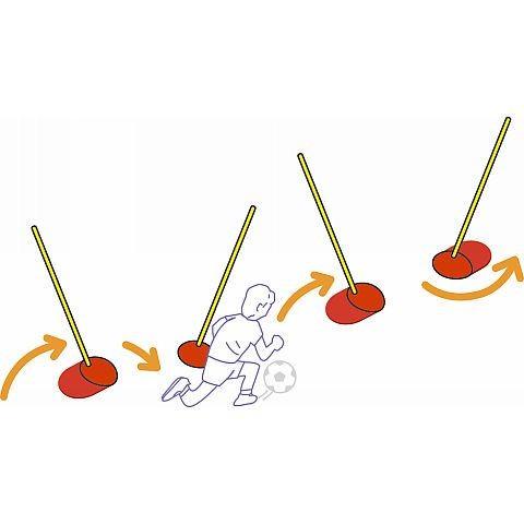 モルテン　サーキットポール　１２本 Amazon | モルテン サーキットポールアングル MSPA | モルテン(molten