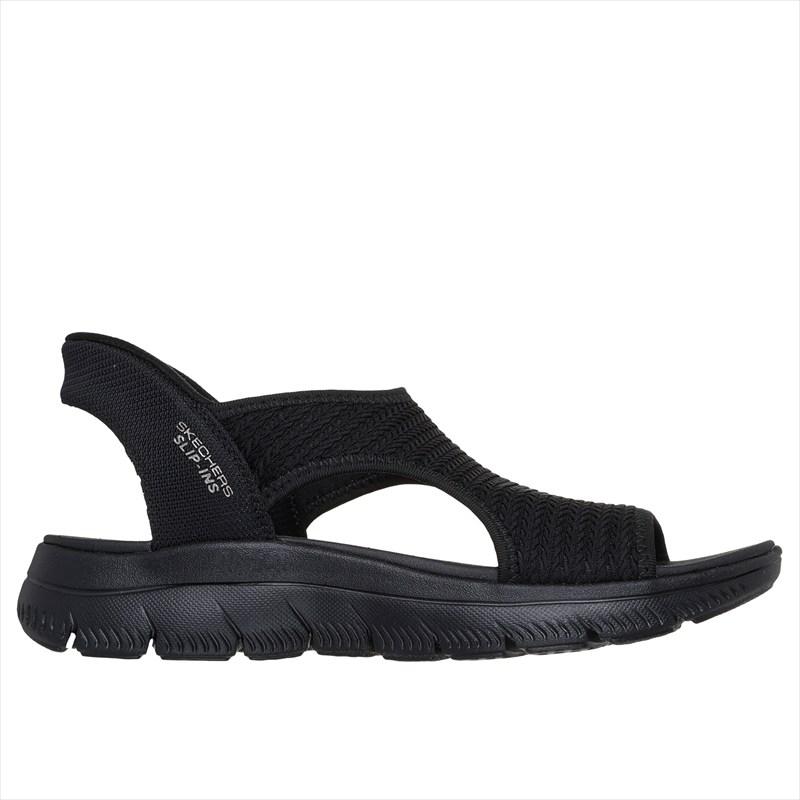 [SKECHERS]スケッチャーズ レディースサンダル SUMMITS - SWEETLY EVOLVED (119519)(BBK) ブラック[取寄商品]の画像