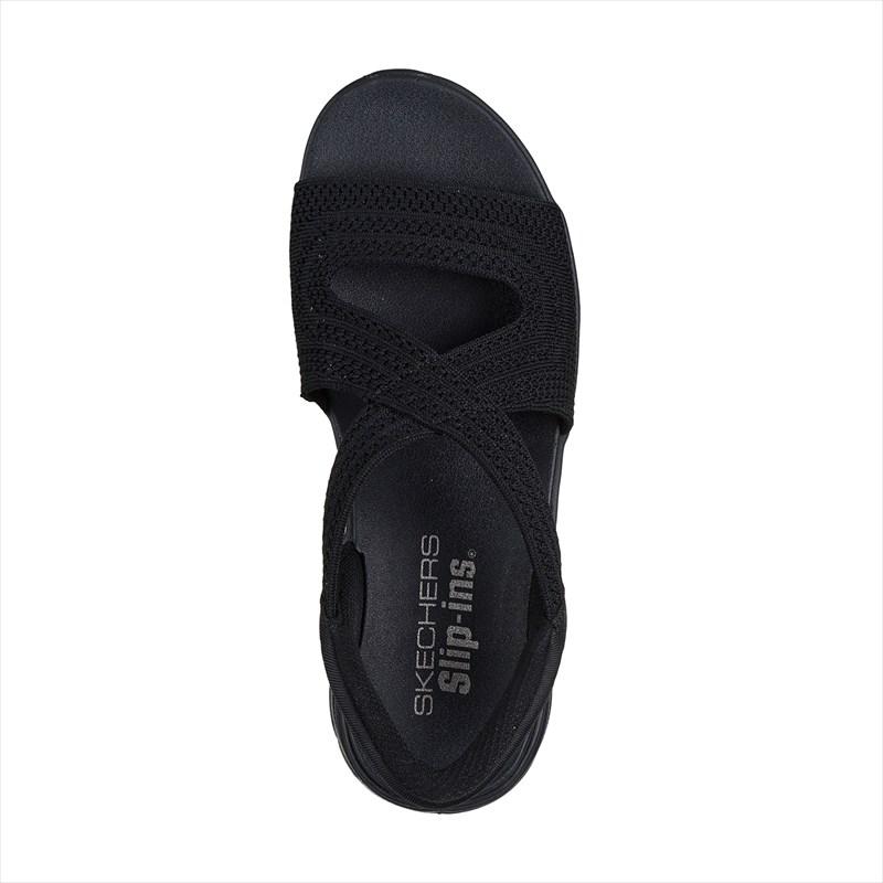[SKECHERS]スケッチャーズ レディーススリップインズサンダル GLIDE-STEP PRO-EVERYDAY GLIDE (119557)(BBK) ブラック[取寄商品]の画像