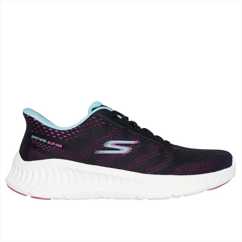 SKECHERS（スケッチャーズ） レディーススリップインズシューズ GO WALK NOW-KHLOE (125643)(BKPR ...