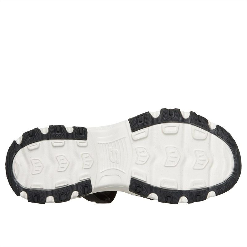 [SKECHERS]スケッチャーズ レディースサンダル D'LITES SANDAL - CLASSIC CATC (163651)(BLK) ブラック[取寄商品]の画像