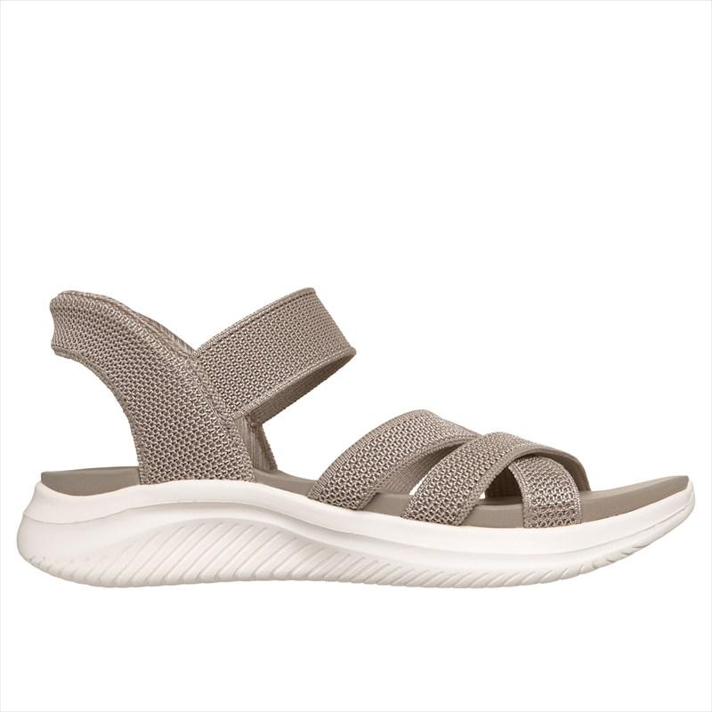 [SKECHERS]スケッチャーズ レディースサンダル ULTRA FLEX 3.0-FOREVER BETTER (164085)(TPE) トープ[取寄商品]の画像