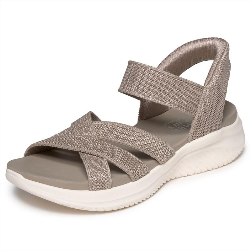 [SKECHERS]スケッチャーズ レディースサンダル ULTRA FLEX 3.0-FOREVER BETTER (164085)(TPE) トープ[取寄商品]の画像