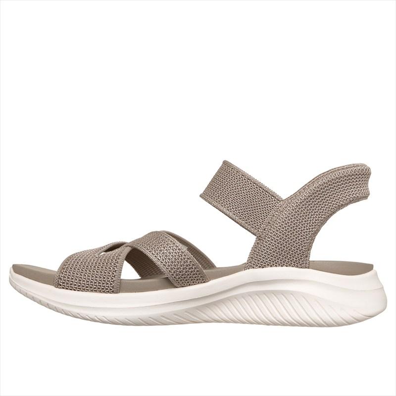 [SKECHERS]スケッチャーズ レディースサンダル ULTRA FLEX 3.0-FOREVER BETTER (164085)(TPE) トープ[取寄商品]の画像