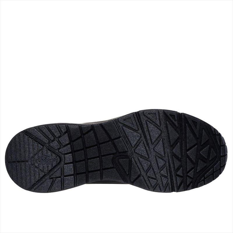 SKECHERS（スケッチャーズ） レディースカジュアルシューズ UNO WEDGE-HI STEPS (177520)(BBK) ブラック ...