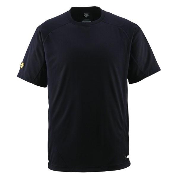 [DESCENTE]デサントベースボールシャツ(Uネック)(DB-200)(BLK)ブラック[取寄商品] | DESCENTE