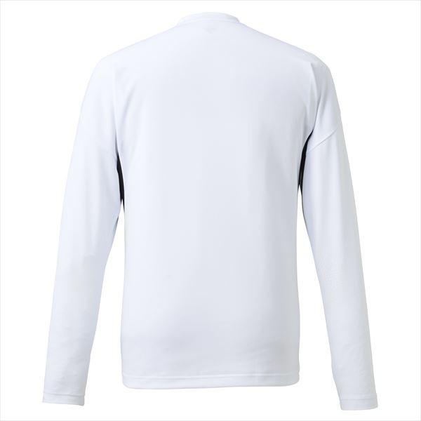 [DESCENTE]デサントバレー 長袖ゲームシャツ (DSS4913)(WHT) ホワイト×ブラック[取寄商品]｜auc-aspo｜02