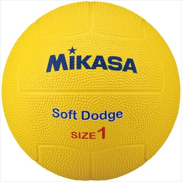 [MIKASA]ミカサ ソフトドッジボール1号 約260g (STD-1SR-Y) イエロー[取寄商品]｜auc-aspo
