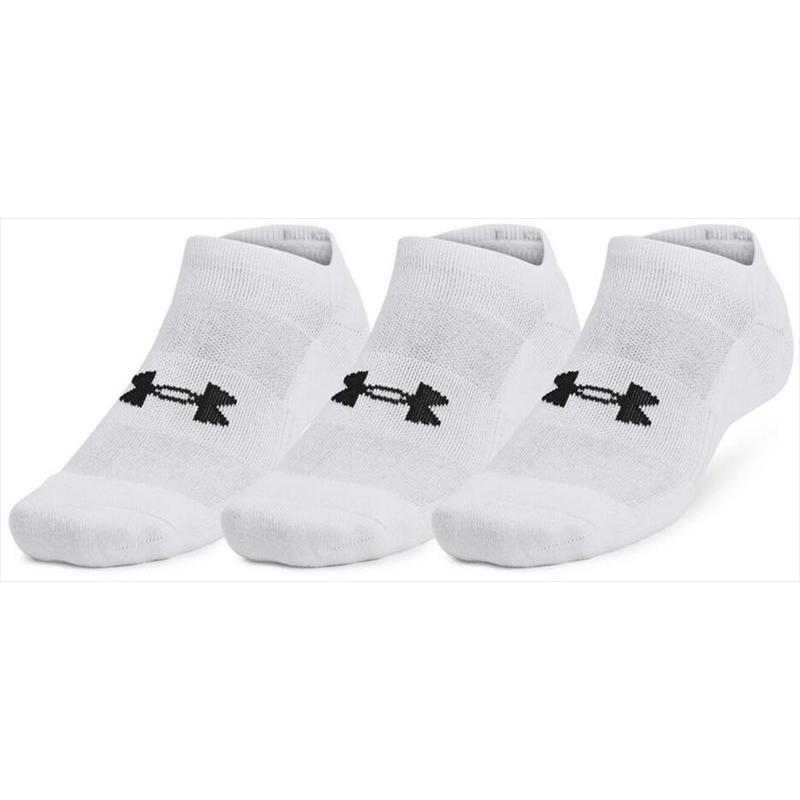 [UNDER ARMOUR]アンダーアーマー UA トレーニング コットン ノーショー ソックス （3足セット） (1386313)(100 ...