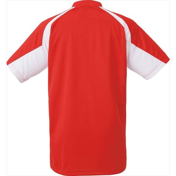 ゼット（ZETT） ベースボールTシャツ (BOT731)(6411) レッド/ホワイト
