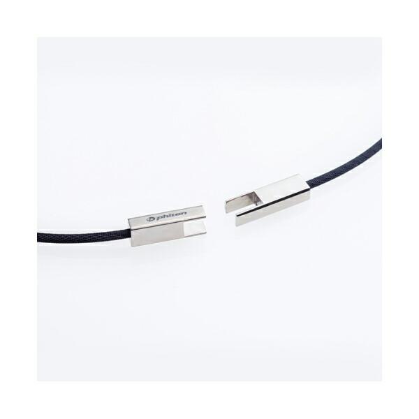 Phiten]ファイテン RAKUWAネックレス チョーカースクエアII 45cm