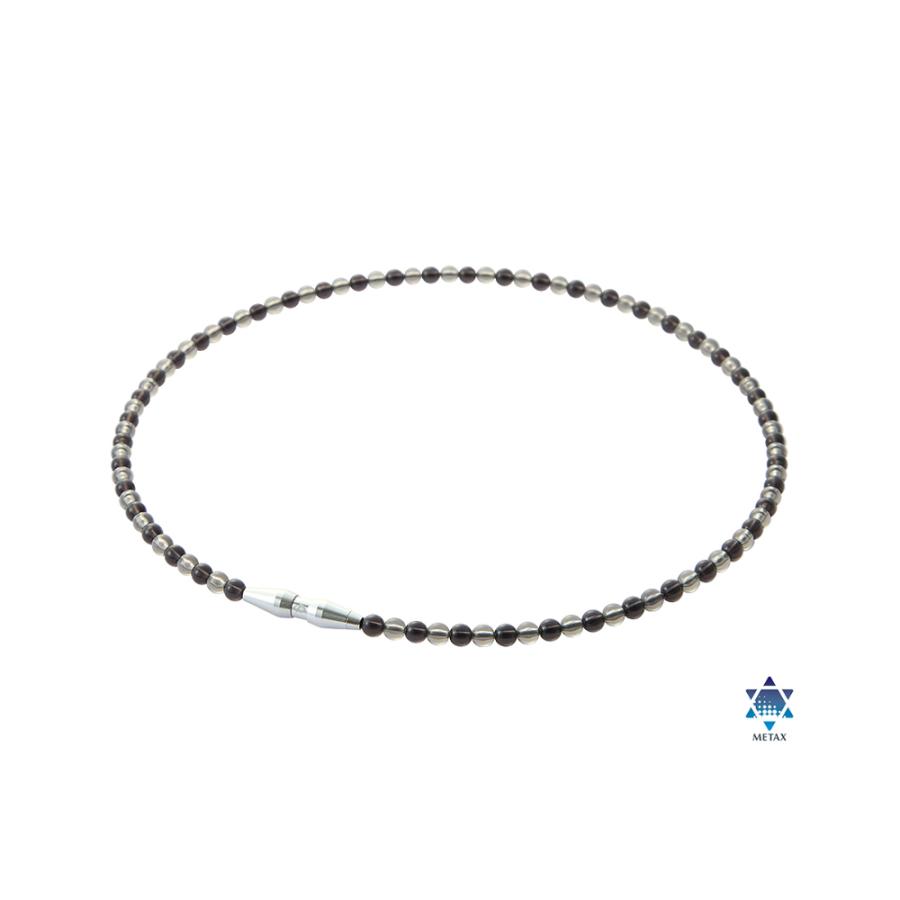 【新品.未使用】ファイテンネックレス クリスタルタッチ ブラックグレー50cm 1点までメール便可】 [Phiten]ファイテン RAKUWAネックレス EXTREME