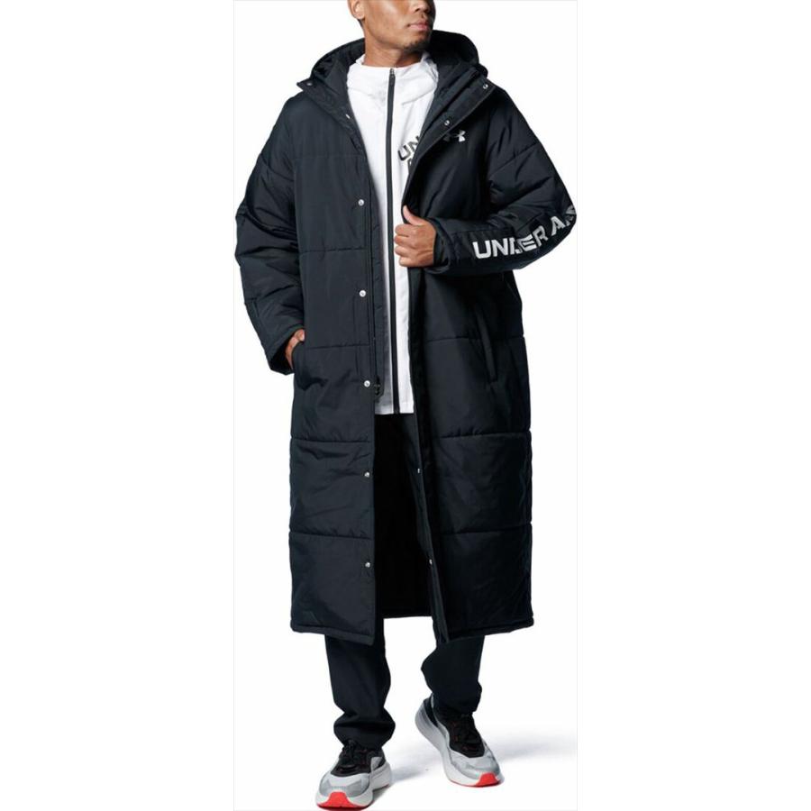 最終アンダーアーマー 未使用ロングコートXL UNDER ARMOUR（アンダーアーマー） （メンズ）ロゴ ロングコート