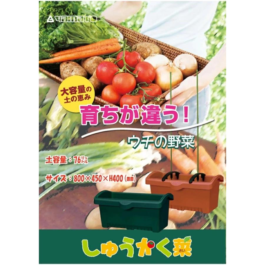 大和プラ 大型プランター しゅうかく菜 800型　じゃがいも 園芸 ガーデニング 野菜作り 70L以上の大容量!!本格的な家庭菜園が楽しめます｜auc-bimi｜02