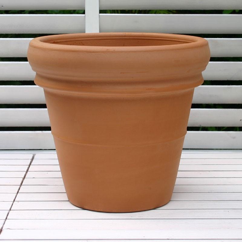 人気の植木鉢 イタリア製 リムポット 42cm テラコッタ 大型 陶器鉢 プランター Italian Terracotta Deroma Rimpot 42cm ガーデン屋 Yahoo 店 通販 Yahoo ショッピング