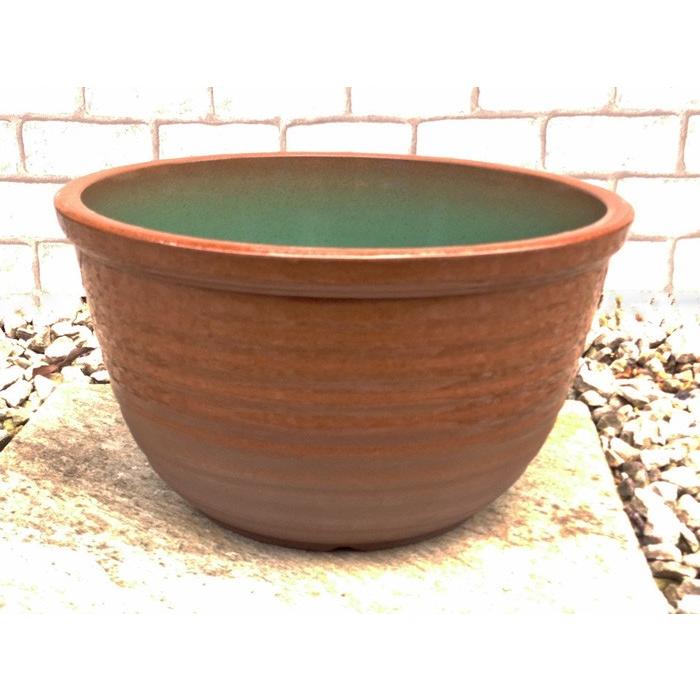 小型睡蓮鉢 Mpa Br 茶色 11号 ビオトープ創りに 陶器鉢 メダカや金魚 水生植物に 園芸 ガーデニング スイレン鉢 メダカ鉢 めだか鉢 Mpa Br 11 ガーデン屋 Yahoo 店 通販 Yahoo ショッピング
