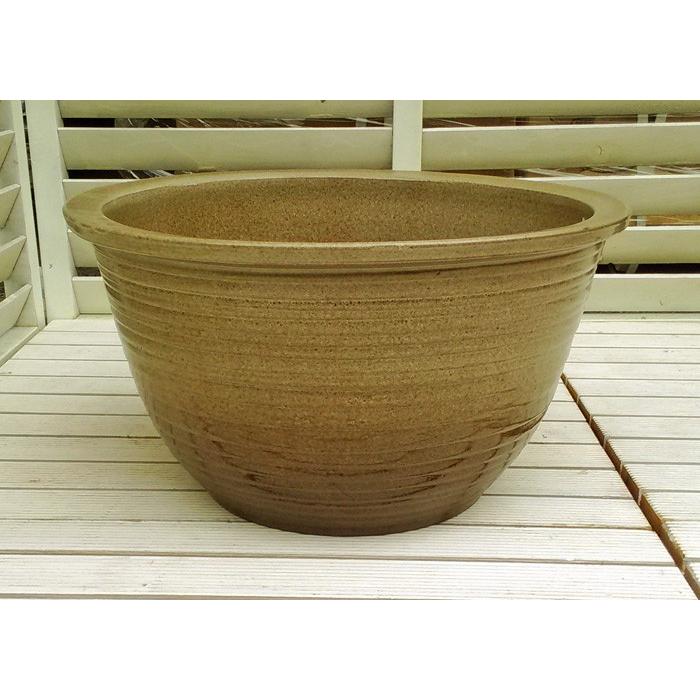 中型睡蓮鉢 Mpa1801 虎皮調 14号 ビオトープ創りに 陶器鉢 メダカや金魚 水生植物に 園芸 ガーデニング スイレン鉢 めだか鉢 Mpa1801 14 ガーデン屋 Yahoo 店 通販 Yahoo ショッピング