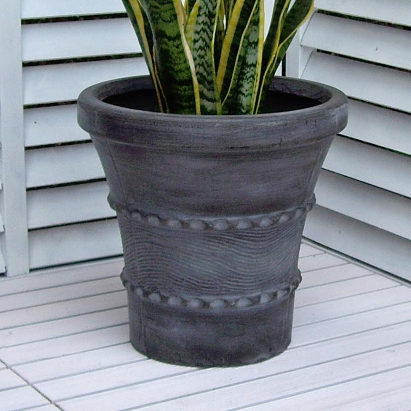 軽くておシャレな植木鉢 ファイバークレイ ホルン グレー 32cm アンティークテラコッタ風 バラにピッタリの植木鉢 おしゃれ Sft8067gl 32 ガーデン屋 Yahoo 店 通販 Yahoo ショッピング