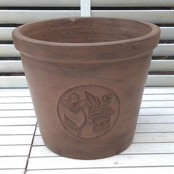 ベトナム鉢 キュランダ L37 大型 ガーデニング ストームウォッシュ色 テラコッタ 植木鉢 陶器鉢 アンティーク調 おしゃれ プランター 園芸 Sttwstorm005 L37 ガーデン屋 Yahoo 店 通販 Yahoo ショッピング