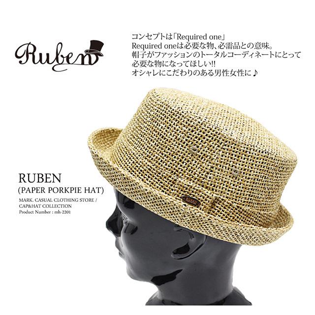 激安アウトレット ハット ポークパイハット メンズ 麦わら 麦わら帽子 大きいサイズ ゴルフ 帽子 ストローハット バケットハット ペーパー素材 Ruben ルーベン Aynaelda Com